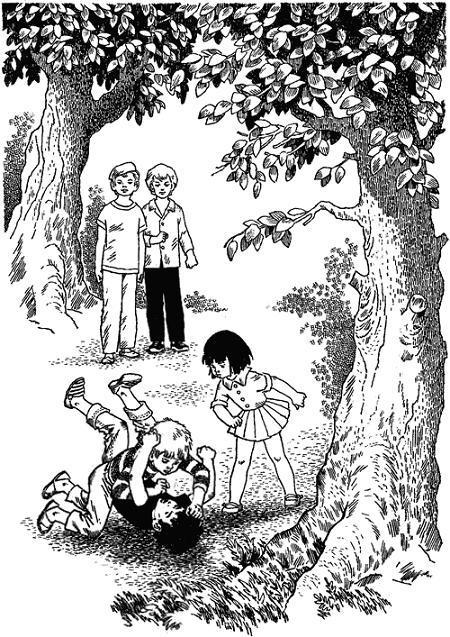 мальчишки дерутся и Отка