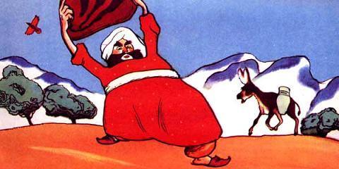 Аист (персидская сказка) Схватил Аджар-бай большой камень и бросил его в арык