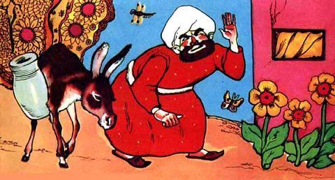 Аист (персидская сказка) Аджар-бай подслушивает разговор