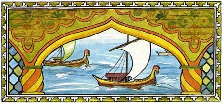 Аленький цветочек (сказка) ладьи