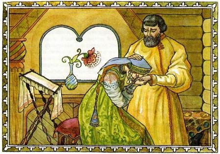 Аленький цветочек младшая дочка и ее батюшка