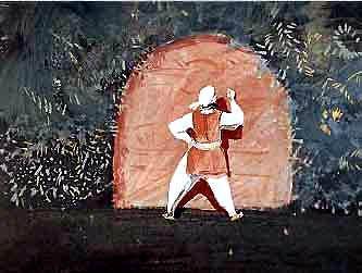 Касим у пещеры разбойников