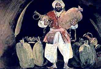 Касим схватил мешок с деньгами и поволок его к двери