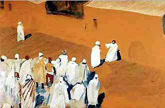 Разбойники завернулись в плащи и пошли вслед за Мухаммедом