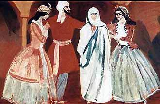 Али-Баба Зейнаб и Фатима сейчас же прибежали и крепко обняли Марджану