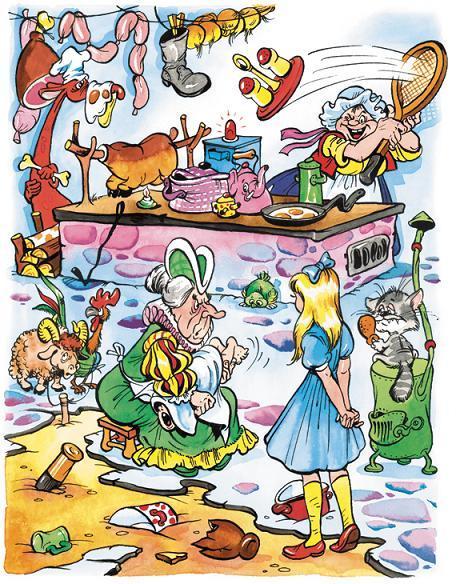 Алиса на кухне