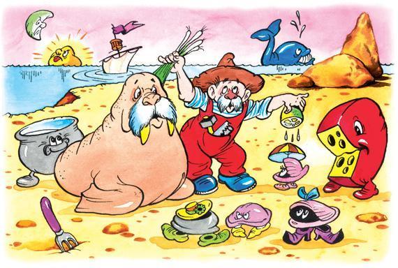 Алиса в Зазеркалье морж