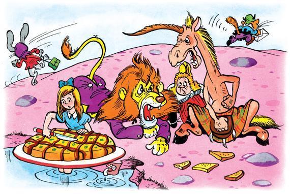 Алиса в Зазеркалье (повесть-сказка) Алиса в Зазеркалье король единорог и лев