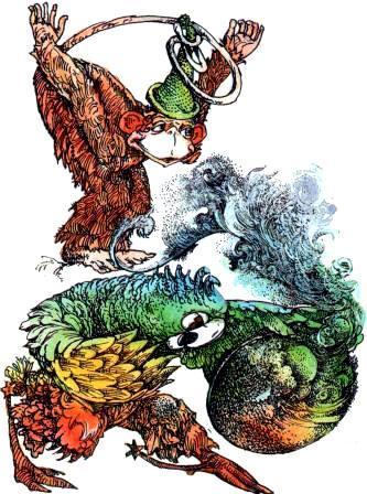 Попугай  Мартышка