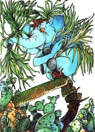 Слоненок на пальме