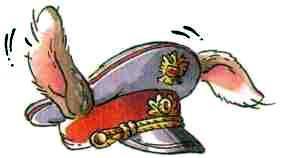 милицейская фуражка с ушками зайца