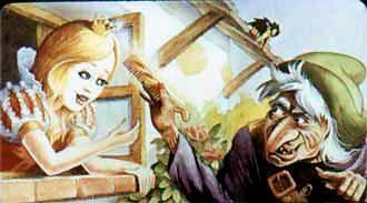 Белоснежка и семь гномов (сказка) Белоснежка глянула из окошечка и крикнула торговке