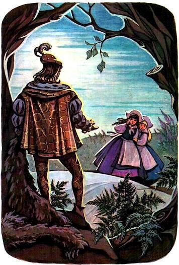 Беляночка и Розочка и прекрасный юноша - принц