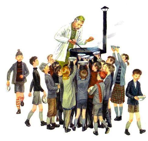 Бережок (рассказы и стихи) полевая кухня и дети