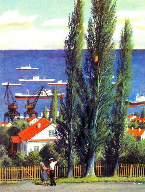 Бережок (рассказы и стихи) корабли в море