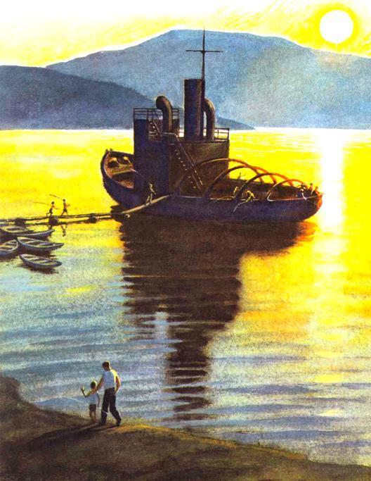 Бережок (рассказы и стихи) баркас у пристани