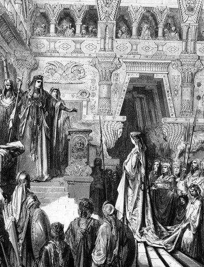 Царица Савская в гостях у Соломона