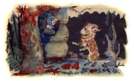 Бычок – чёрный бочок, белые копытца (сказка) Нюрочка-девчурочка и баран