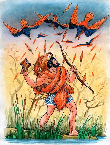 Подвиги Геракла: Рождение и юность Стимфалийские птицы