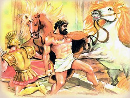 Кони Диомеда Кони Диомеда и Геракл