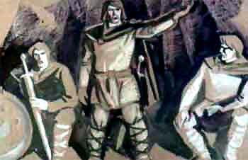 Бой Кухулина с Фердиадом