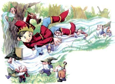 крохотные человечки с длинными бородами и царевич