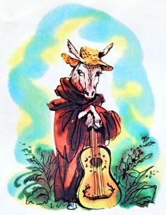 осел с гитарой