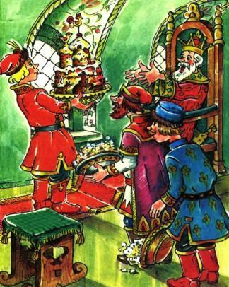 иван царевич поднес каравай отцу царю