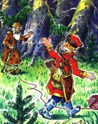 иван царевич  встретился ему старый старик по дороге