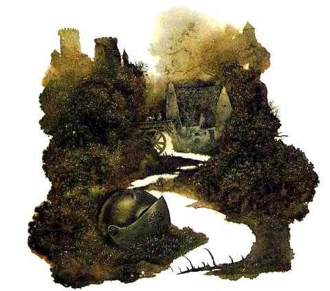 доспехи шлем и замок