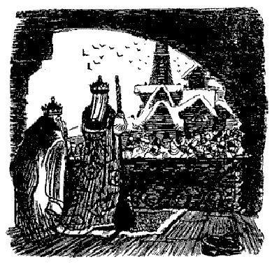 царь и царица на балконе перед народом