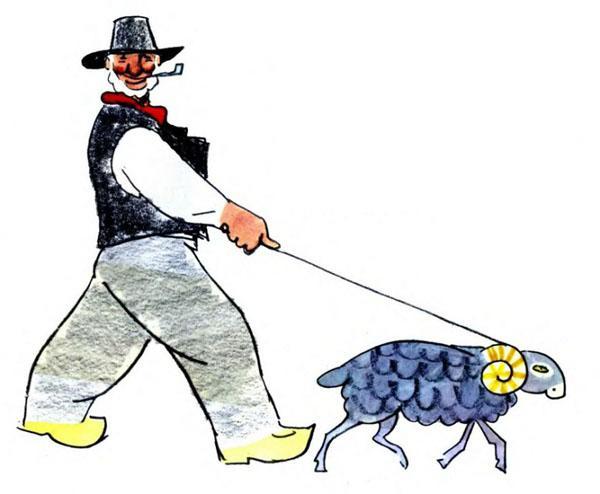 Что муж ни сделает, то и хорошо  Эй ты, хочешь сменять овцу на корову