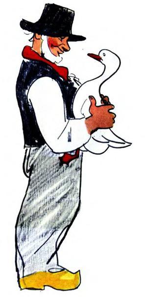 Что муж ни сделает, то и хорошо Хозяин гуся сразу согласился, и они обменялись.