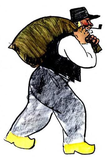 Что муж ни сделает, то и хорошо Крестьянин отдал курицу работнику, взял яблоки и, войдя в кабачок, направился прямо к стойке