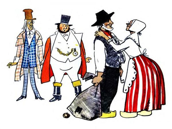 Что муж ни сделает, то и хорошо  И жена поцеловала мужа прямо в губы