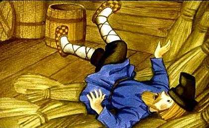 иван повалился на кучу сухих веников