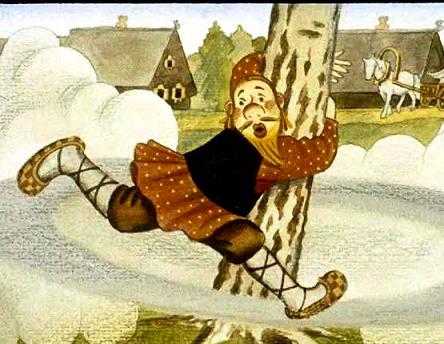 Чудесные лапоточки (сказка) аким схватился за дерево