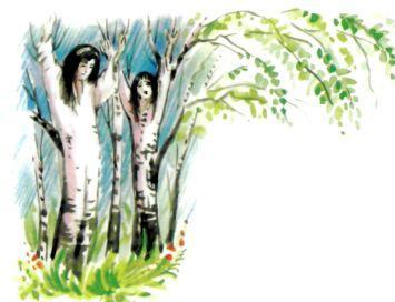 ожившие березки