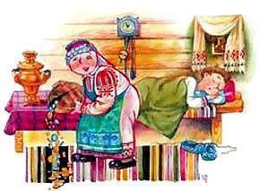 Дети ветра (сказка) как только Иван уснул, тут же разломила пирог надвое. А из пирога посыпалось серебро и золото!