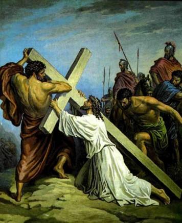 Иисус Христос Неся крест свой