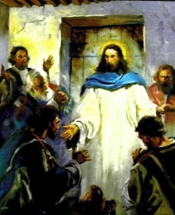 Иисус является остальным ученикам