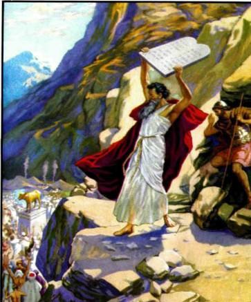 моисей разбивает Золотого тельца