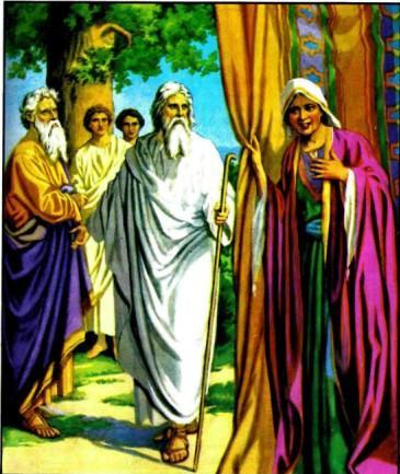 Детская Библия: Ветхий завет Три Божиих вестника у Авраама.