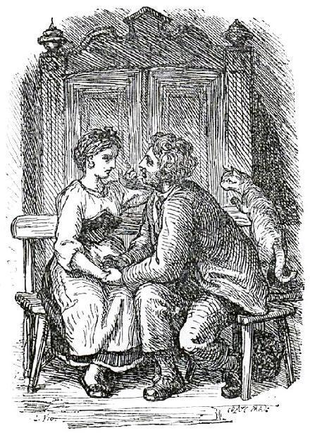 Дева льдов (сказка) двое на скамеечке