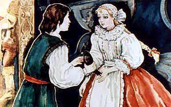 Девица с золотым гребнем (сказка) юноша - Бедняк и девица