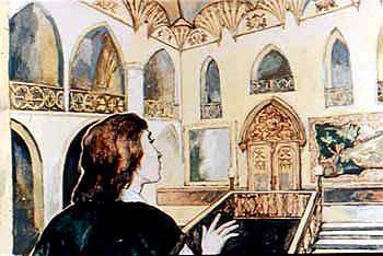 Девица с золотым гребнем (сказка) юноша осмотрелся — он во дворце