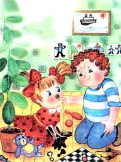 Девочка чумазая