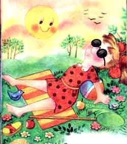 Девочка чумазая