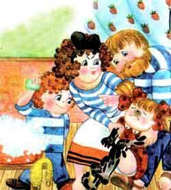 Девочка чумазая