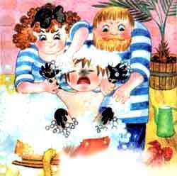 Девочка чумазая